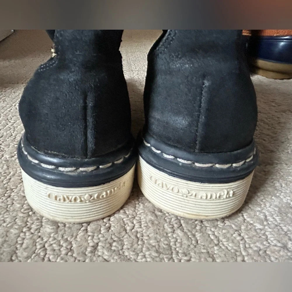 Cravo Canela black suede leather boots size 6.5 - Picture 6 of 9